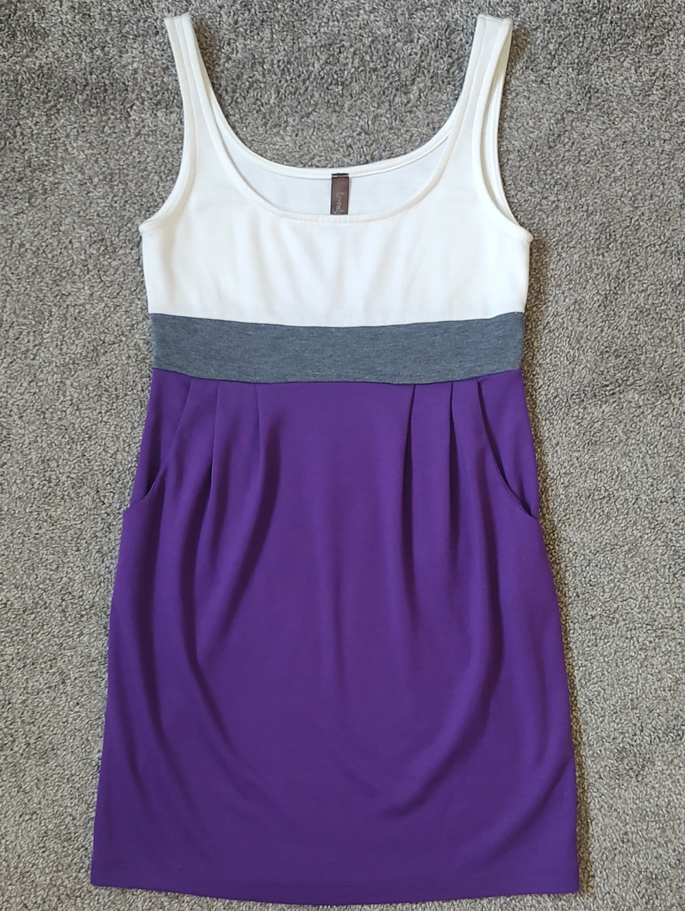 Made In The USA Size Small Lovely Day Colorblock Sleeveless Dress